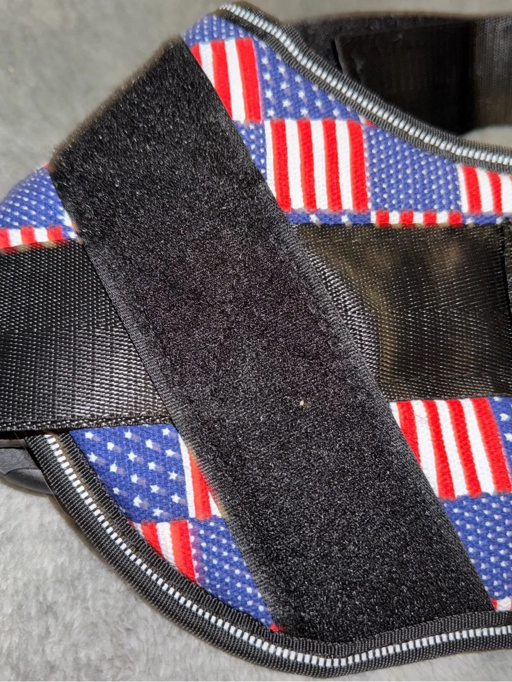 Patriotic Dog Harness American Flag XXL, Doggy Kingdom, Strong Stylish